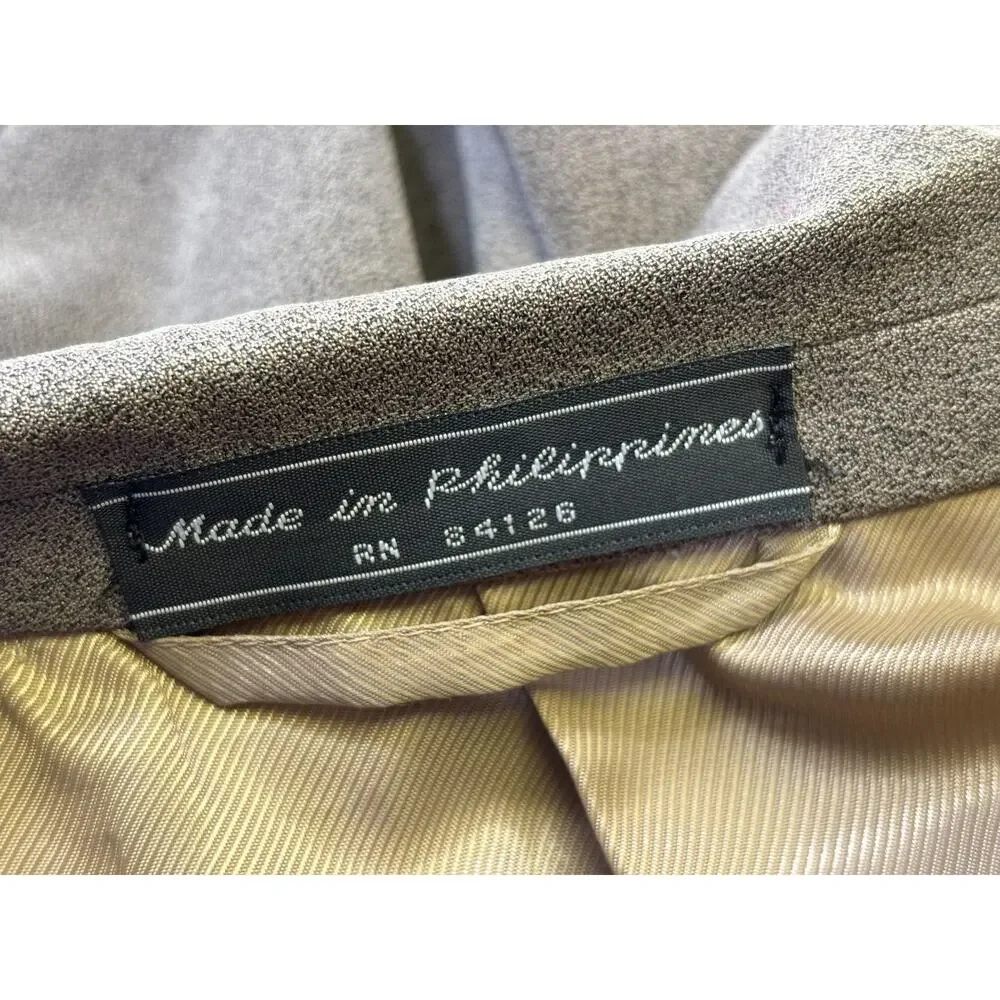 Hartford Blazer Mens 48R Gray 4 Button Patch Pocket Sport Coat Jacket Classic